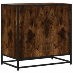 Berkfield Home Elegant Drawer Cabinet Smoked Oak 70x41x70 cm Engineered Wood in Brown - Size: 70 x 41 x 70 cm - thumbnail 7