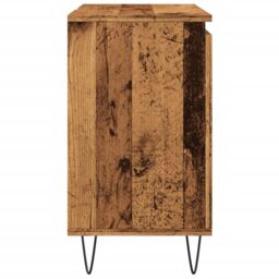 Berkfield Home Bathroom Cabinet Old Wood 58x33x60 cm Engineered Wood in Brown - Size: 58 x 33 x 60 cm - thumbnail 5
