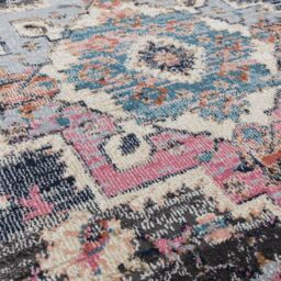 The Rug Shop UK Multi Traditional Persian Easy to clean Machine Made Border Floral Rug - Size: 195 cm x 290 cm - thumbnail 2