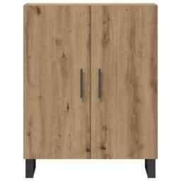 Berkfield Home Sideboard Artisan Oak 69.5x34x90 cm Engineered Wood in Light Brown - thumbnail 4