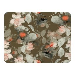 Benjamin Tate Design Imprint Fantastic Paint Bouquet Blanket in Natural - Size: 120 cm x 150 cm - thumbnail 1