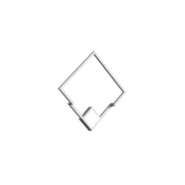 Netlighting Boutique Square Wall Lamp Dimmable 25W LED 3000K 1370lm White - image 1