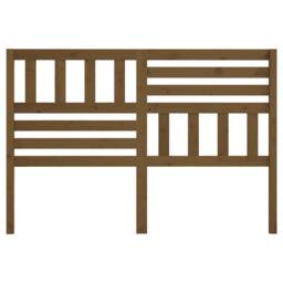 Berkfield Home Beautiful Bed Headboard Honey Brown 156x4x100 cm Solid Wood Pine - Size: 156 x 4 x 100 cm - thumbnail 4