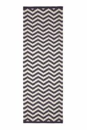 Homescapes Casablanca Handwoven Cotton Kilim Hall Runner, 66 x 200 cm in Dark Blue - Size: 66 cm x 200 cm - thumbnail 2