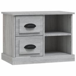 Berkfield Home Elegant Bedside Cabinet Grey Sonoma 60x35.5x45 cm - thumbnail 3