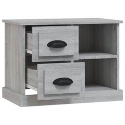 Berkfield Home Elegant Bedside Cabinet Grey Sonoma 60x35.5x45 cm - thumbnail 6