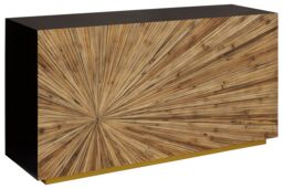Orsina Gabelle Console Table in Brown - thumbnail 2