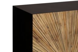 Orsina Gabelle Console Table in Brown - thumbnail 4