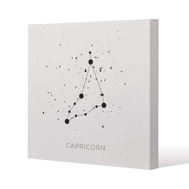 Benjamin Tate Design Star constellation zodiac capricorn (canvas) / 120x 120 x 4cm in Natural - Size: 120x 120 x 4 cm - image 1