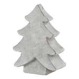 Lemon Pavilion Furniture and Decor Athena Stone Small Christmas Tree - Ceramic - L5 x W12 x H17cm - White - thumbnail 1