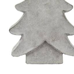 Lemon Pavilion Furniture and Decor Athena Stone Small Christmas Tree - Ceramic - L5 x W12 x H17cm - White - thumbnail 3