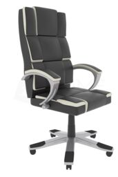 Home Discount Vida Designs Henderson Adjustable Chair UKFR Fabric Armrest Ergonomic in Black - thumbnail 6