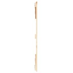 Berkfield Home Wall Headboard 159.5x3x90 cm Solid Wood Pine in Natural - thumbnail 5