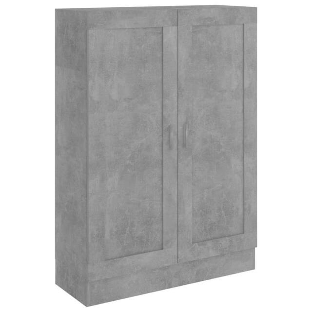 Berkfield Home Book Cabinet Concrete Grey 82.5x30.5x115 cm Engineered Wood - image 1