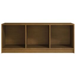 Berkfield Home TV Cabinet Honey Brown 104x33x41 cm Solid Pinewood - Size: 104 x 33 x 41 cm - thumbnail 5