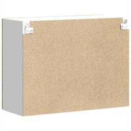 Berkfield Home Kitchen Wall Cabinet with Glass Door Kalmar Old Wood Engineered Wood in Brown - thumbnail 9