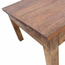 Berkfield Home Table Coffee Table Solid Reclaimed Wood 98x73x45 cm in Brown - Size: 98 x 73 x 45 cm - thumbnail 1