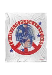 Warner Brothers Peacemaker Officially Licensed Silky Touch Super Soft Throw Blanket 152 x 127 cm in White - thumbnail 1
