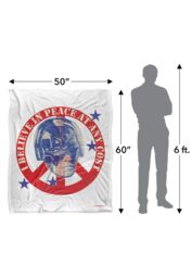 Warner Brothers Peacemaker Officially Licensed Silky Touch Super Soft Throw Blanket 152 x 127 cm in White - thumbnail 5