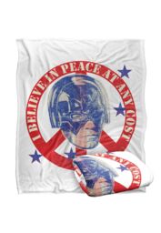 Warner Brothers Peacemaker Officially Licensed Silky Touch Super Soft Throw Blanket 152 x 127 cm in White - thumbnail 2