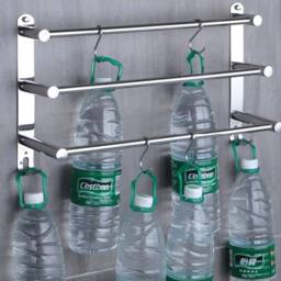 Kelvenix Stainless Steel Bathroom Wall Mounted Towel Rail in Silver - thumbnail 3
