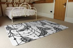 Benjamin Tate Design Hand Drawn Bohemian Chic Style Rug in Natural - Size: Large - thumbnail 3