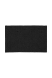 JVL Eden Machine Washable Latex Backed Doormat, 50x80cm, Black - Size: 50 cm x 80 cm - thumbnail 1