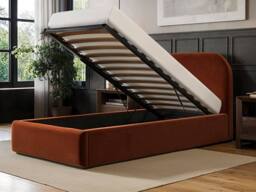 Flair Alba Single Ottoman Bed in Orange - thumbnail 3