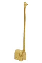 Orsina Fauna Llama Toilet Roll Holder, Cast Iron in Gold - thumbnail 3