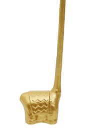 Orsina Fauna Llama Toilet Roll Holder, Cast Iron in Gold - thumbnail 5
