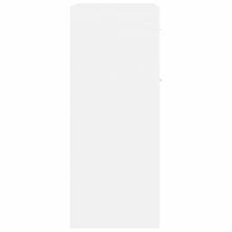Berkfield Home Sideboard White 60x30x75 cm Engineered Wood - Size: 60 x 30 x 75 cm - thumbnail 8