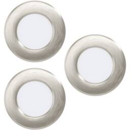 Loops Sleek Satin Nickel Ceiling Spotlight for Modern Home Interiors in Metallics - thumbnail 3