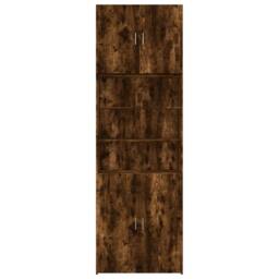 Berkfield Home Highboard Smoked Oak 80x42.5x249 cm Engineered Wood in Brown - thumbnail 5