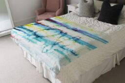 Benjamin Tate Design Sand Love Blanket in Natural - Size: 120 cm x 150 cm - thumbnail 3