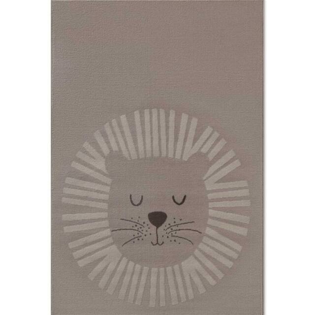 THE RUGS Adventures Happy Lion Rug & Runner Kids Polypropylene Short Pile Rug in Brown - Size: 120 cm x 170 cm - image 1
