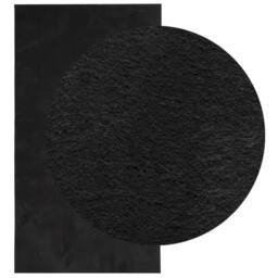 Berkfield Home Rug HUARTE Short Pile Soft & Washable Black 60x110 cm - Size: Medium - thumbnail 1