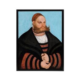 "Artery8 Lucas Cranach Portrait of Lukas Spielhausen Framed Canvas Art Print - Size: W12"" x H16""" - thumbnail 1
