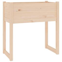 Berkfield Home Planter 78x40x81 cm Solid Wood Pine in Light Tan - Size: 78 x 40 x 81 cm - thumbnail 3