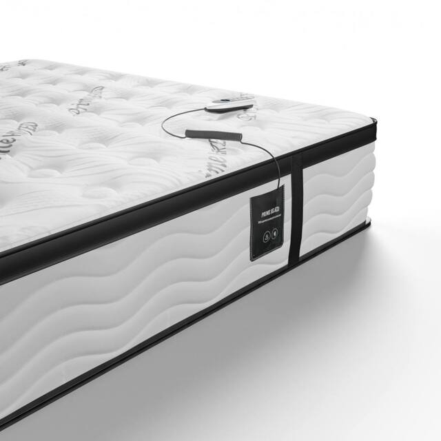 Prime Heated 3000 Gel Pocket Mattress in Natural White - Size: Double - image 1