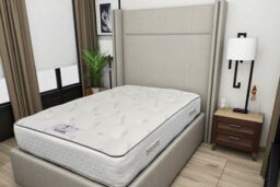 Knight Sleep York 3000 Medium Firm Pocket Spring Mattress Two Sided in White - Size: King