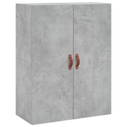 Berkfield Home Highboard Concrete Grey 69.5x34x180 cm Engineered Wood - thumbnail 5