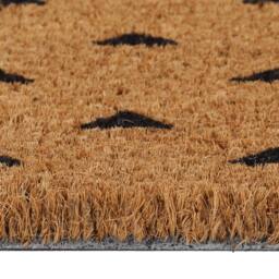 Berkfield Home Durable Door Mat Natural 40x60 cm Tufted Coir - thumbnail 4