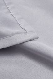 H&O Direct Light Grey Grommet Top Polyester Blackout Curtains Pair, 229cm W x 229 cm H - thumbnail 5