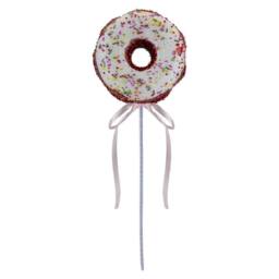 VFM e-Store Christmas Doughnut Pick Decoration 51cm x 17cm Red X 1 - Size: 51 cm x 17 cm - thumbnail 1
