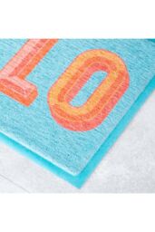 Artsy Mats Hello Doormat (70 x 40cm) in Blue - Size: 40 cm x 70 cm - thumbnail 2