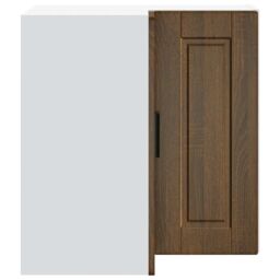 "Berkfield Home Kitchen Wall Corner Cabinet ""Porto"" Brown Oak Engineered Wood" - thumbnail 6