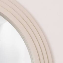 Melody Maison Large Beige Arched Wall Mirror - 90cm X 75cm - Size: 90 cm X 75 cm - thumbnail 2