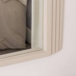 Melody Maison Large Beige Arched Wall Mirror - 90cm X 75cm - Size: 90 cm X 75 cm - thumbnail 4
