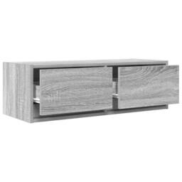 Berkfield Home TV Cabinets 2 pcs Grey Sonoma 80x31x25.5 cm Engineered Wood - thumbnail 5