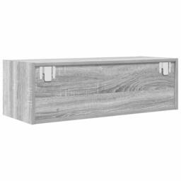 Berkfield Home TV Cabinets 2 pcs Grey Sonoma 80x31x25.5 cm Engineered Wood - thumbnail 9